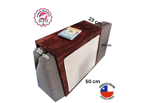 Rascador Gato Costado Sofá con Mesita